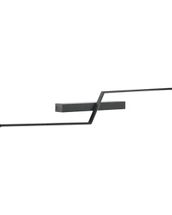 New Beliani Luce LED per quadri e specchi NOCEDA Metallo Nero