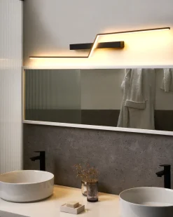 New Beliani Luce LED per quadri e specchi NOCEDA Metallo Nero