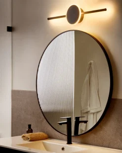 Clearance Beliani Luce LED per quadri e specchi OTHAIN Metallo Nero