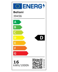 Clearance Beliani Luce LED per quadri e specchi OTHAIN Metallo Nero