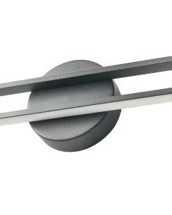 Clearance Beliani Luce LED per quadri e specchi TOUQUES Metallo Nero Bianco Nero