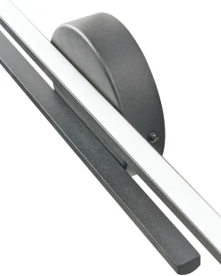 Clearance Beliani Luce LED per quadri e specchi TOUQUES Metallo Nero Bianco Nero