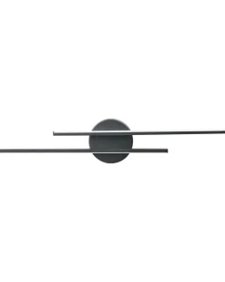 Clearance Beliani Luce LED per quadri e specchi TOUQUES Metallo Nero Bianco Nero