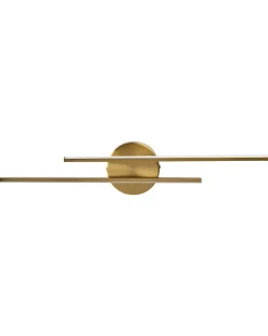 Sale Beliani Luce LED per quadri e specchi TOUQUES Metallo Oro Bianco Oro