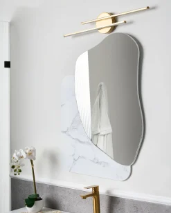 Sale Beliani Luce LED per quadri e specchi TOUQUES Metallo Oro Bianco Oro
