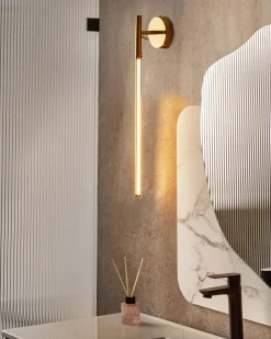Outlet Beliani Luce LED per quadri e specchi VOLOGNE Metallo Oro