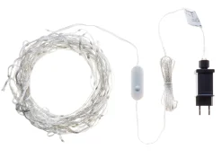 Online Beliani Luci a cascata Smart LED con App KULUSUK 150 x 320 cm Multicolore Trasparente