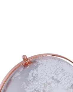 New Beliani Mappamondo CABOT Argento 28 cm Oro rosa Argento
