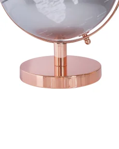 New Beliani Mappamondo CABOT Argento 28 cm Oro rosa Argento