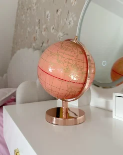Sale Beliani Mappamondo CABOT Rosa 28 cm Oro rosa Rosa