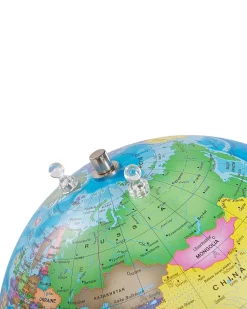 Online Beliani Mappamondo CARTIER Multicolore 29 cm Blu Multicolore