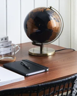 Best Beliani Mappamondo LED MAGELLAN Nero 32 cm Rame Nero