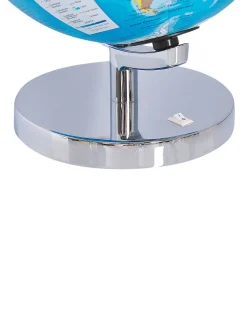 New Beliani Mappamondo LED STANLEY Blu 30 cm Blu Multicolore