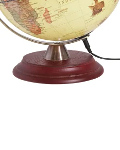 Online Beliani Mappamondo LED VESPUCCI Giallo 30 cm Giallo Multicolore