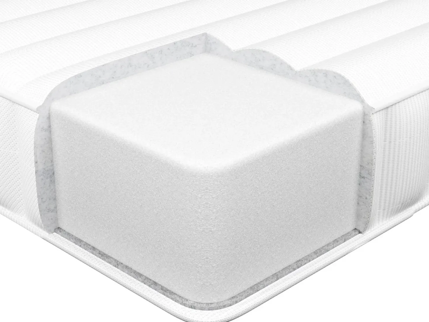 Materasso per lettino in schiuma HUSHY Durezza media H2/3 60 x 120 cm