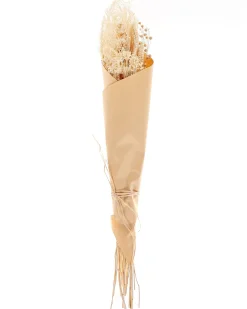 Hot Beliani Mazzo di Fiori Secchi BRUNETE 65 cm Naturale Naturale Marrone