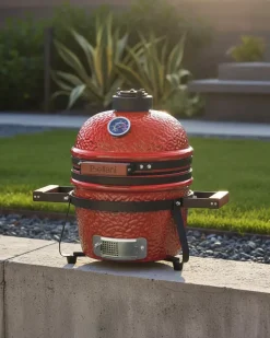 Best Beliani KAMADO Ceramica Rosso