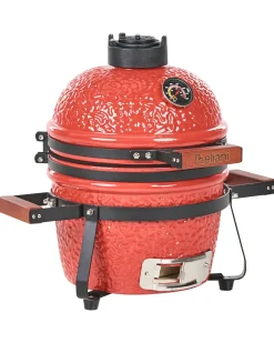 Best Beliani KAMADO Ceramica Rosso