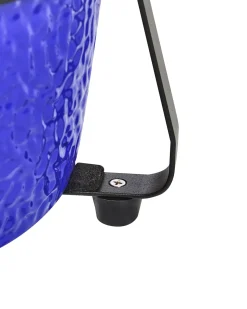 Clearance Beliani Mini barbecue a carbonella KAMADO Ceramica Blu
