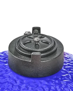 Clearance Beliani Mini barbecue a carbonella KAMADO Ceramica Blu