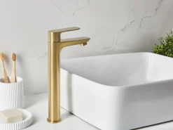 Miscelatore per lavabo alto CHIMBOTE Ottone Oro