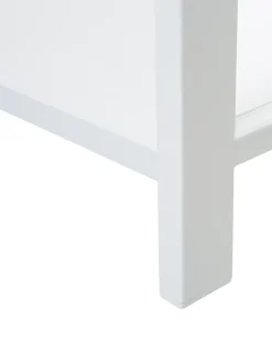 Beliani Mobile con 5 ripiani BOGOTA 165 cm Bianco Bianco Marrone