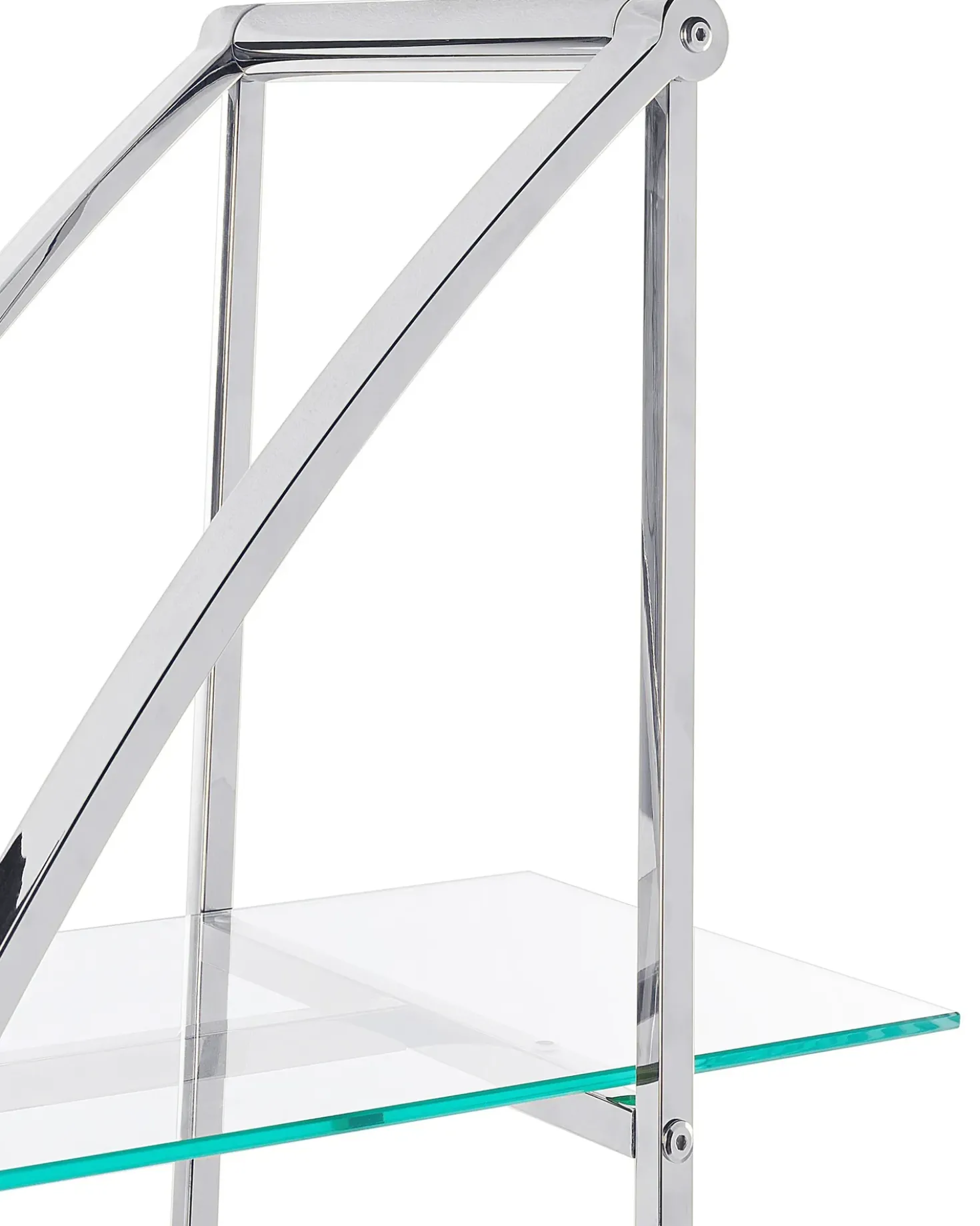 Mobile con 4 ripiani HOLLOW Metallo 175 cm Argento