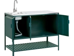 Hot Beliani MAENZA Metallo Verde Verde Nero