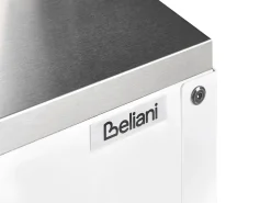 Outlet Beliani MAENZA Metallo Bianco Bianco Argento