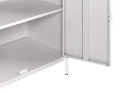 Sale Beliani Mobile da cucina per esterni VILAMA Bianco Bianco Argento