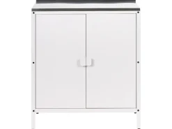 Sale Beliani Mobile da cucina per esterni VILAMA Bianco Bianco Argento