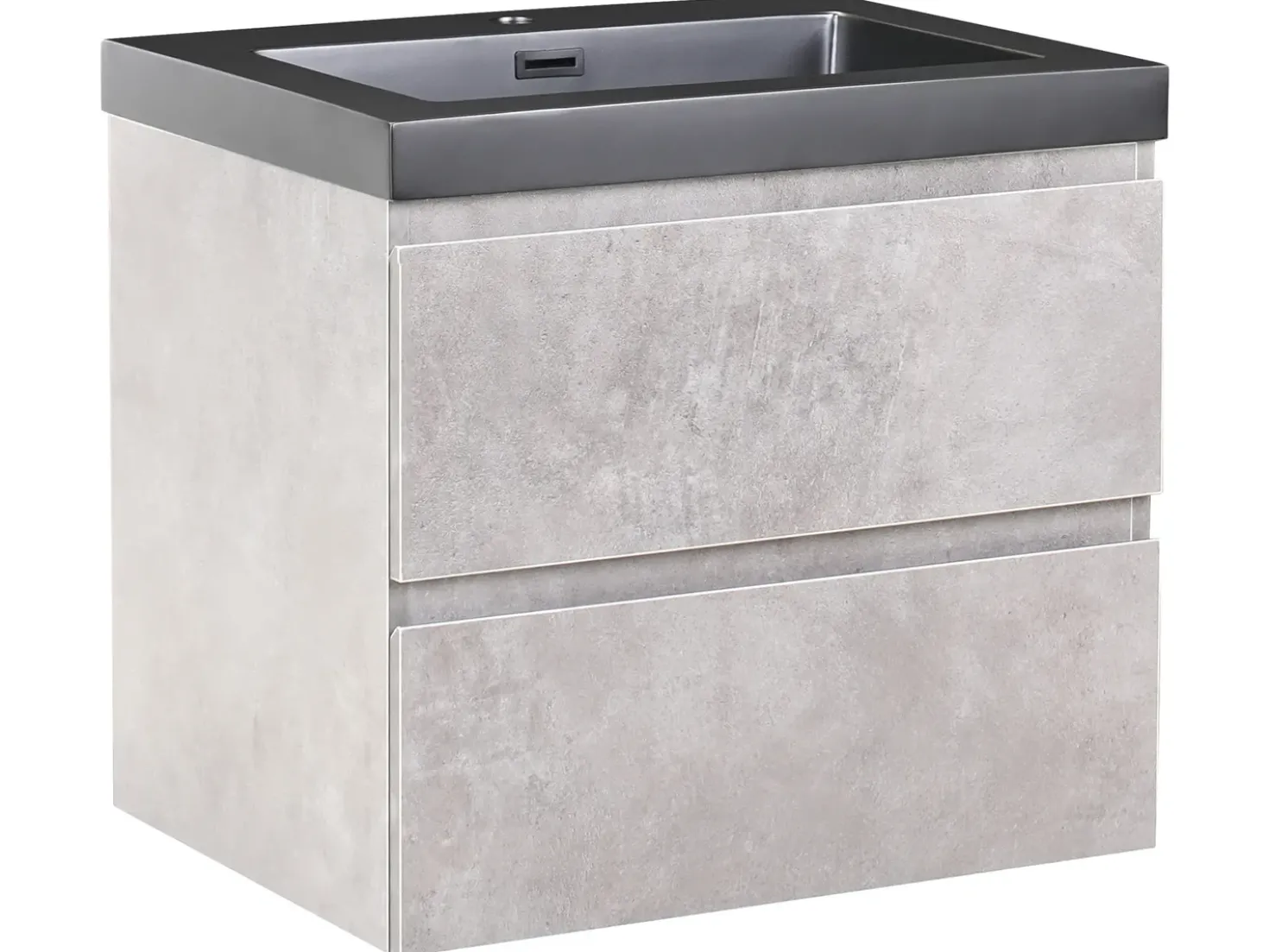 Mobile lavabo a parete con lavabo CARDIEL Grigio