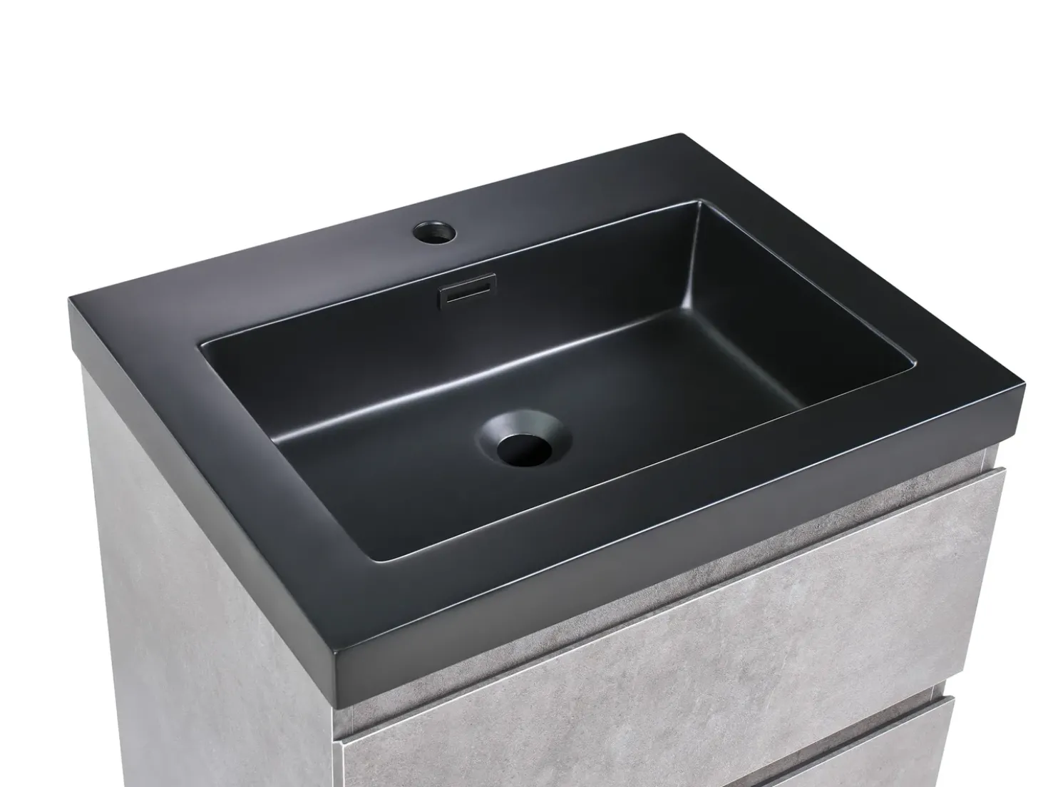 Mobile lavabo a parete con lavabo CARDIEL Grigio