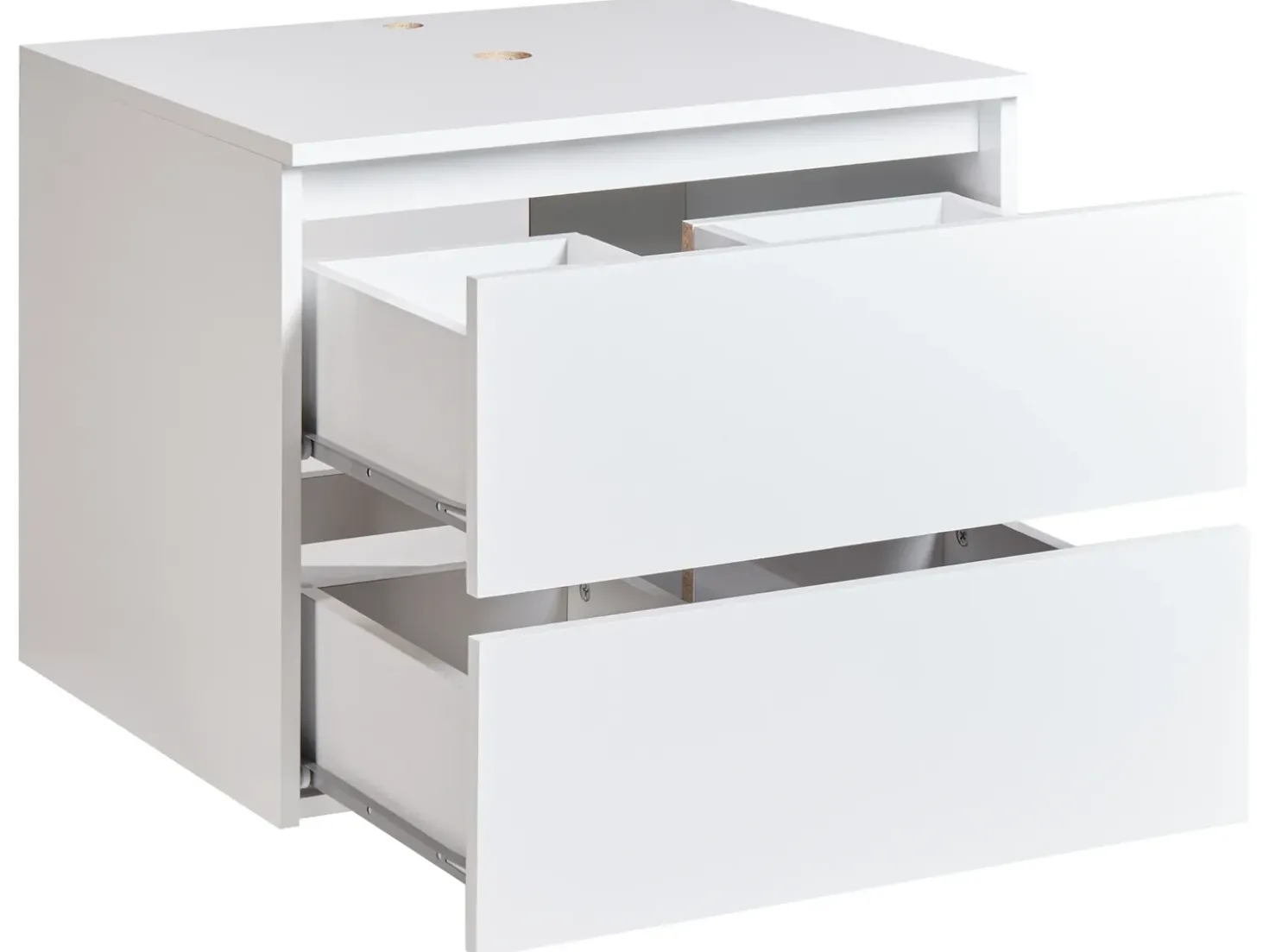 Mobile lavabo a parete SERRA 60 cm Bianco