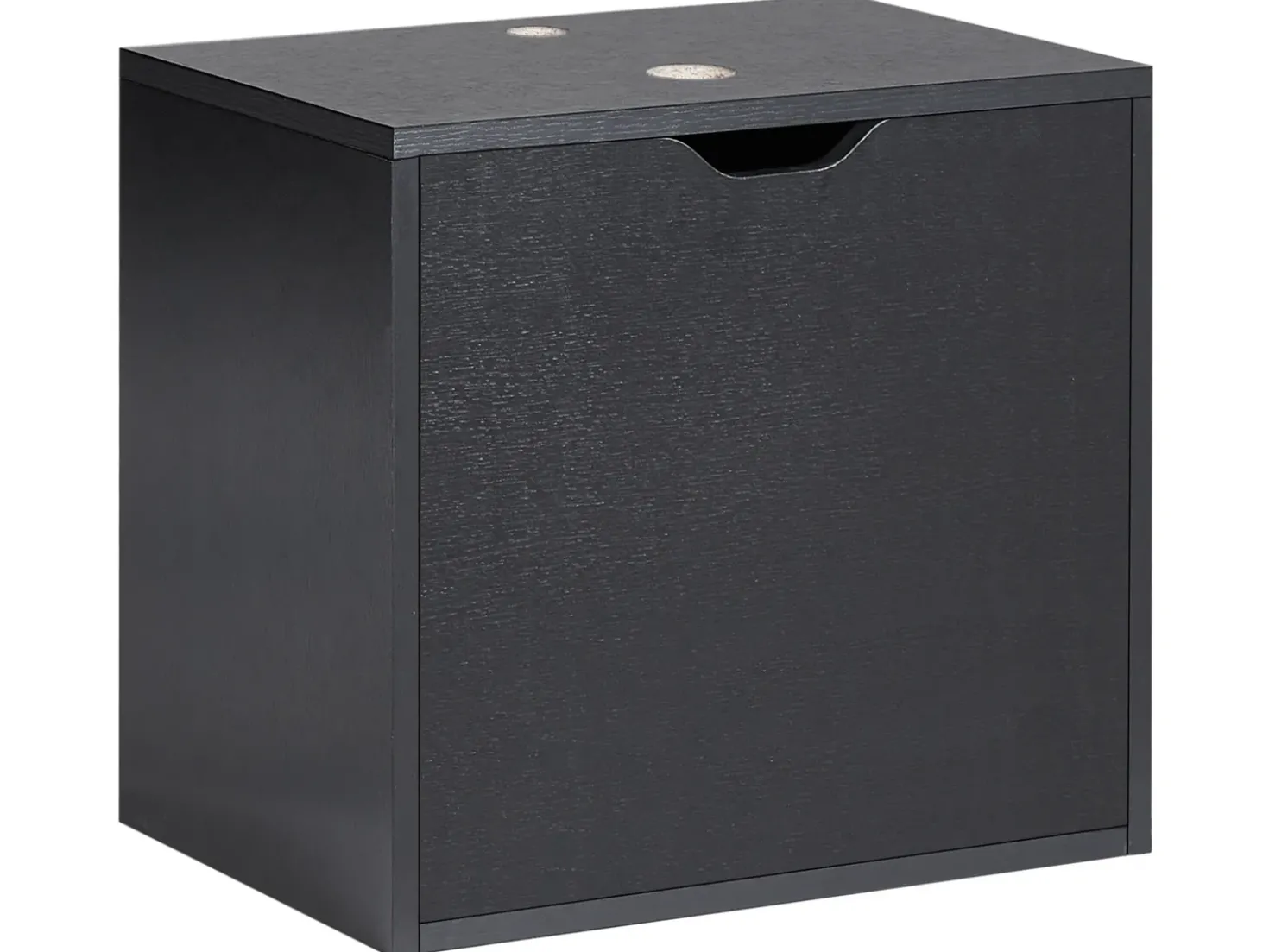 Mobile lavabo a parete SUZANO 45 cm Nero