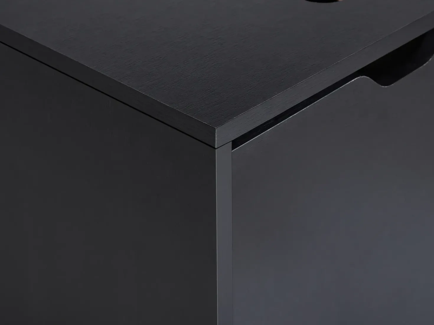 Mobile lavabo a parete SUZANO 45 cm Nero
