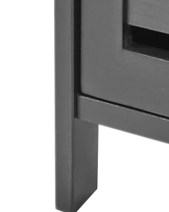 Clearance Beliani Mobile porta carta igienica OLATHE Bambù Nero