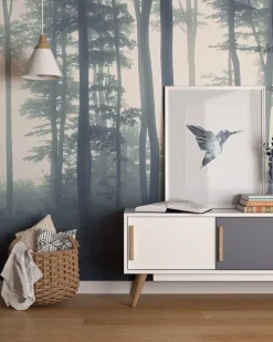 Clearance Beliani Mobile TV INDIANA Bianco Bianco Grigio Marrone