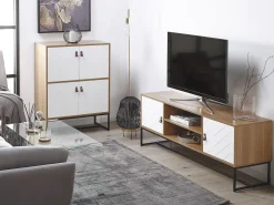 Mobile TV NUEVA Marrone chiaro/Bianco