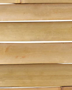Discount Beliani Modulo angolare da giardino CERRETO Bambù Tortora Beige Marrone