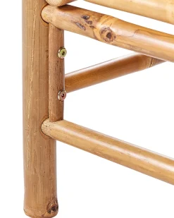 Discount Beliani Modulo angolare da giardino CERRETO Bambù Tortora Beige Marrone