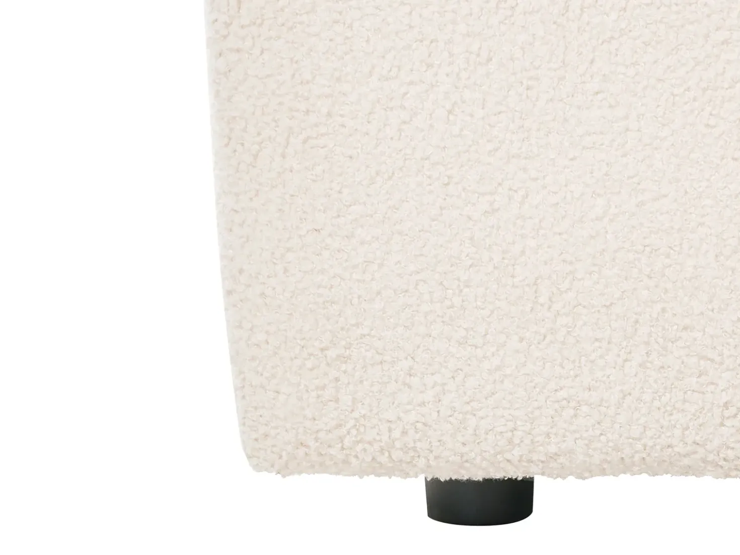 Modulo Angolare MESNALI Bouclé Bianco sporco