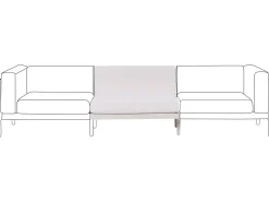 Beliani per divano da giardino FERRETTI chiaro Beige