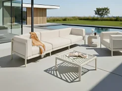 Beliani per divano da giardino FERRETTI chiaro Beige