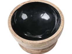 Online Beliani Mortaio e pestello QENA Legno di mango Marrone/Nero Marrone Nero