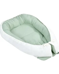 Discount Beliani Nido per neonati EREB Cotone Verde chiaro Bianco Verde