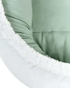 Discount Beliani Nido per neonati EREB Cotone Verde chiaro Bianco Verde