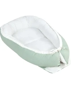 Discount Beliani Nido per neonati EREB Cotone Verde chiaro Bianco Verde