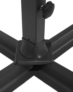 New Beliani Ombrellone a sbalzo 250 cm MONZA Bordeaux Rosso