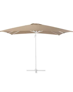 Online Beliani Ombrellone a sbalzo 250 cm MONZA Beige sabbia Bianco Beige